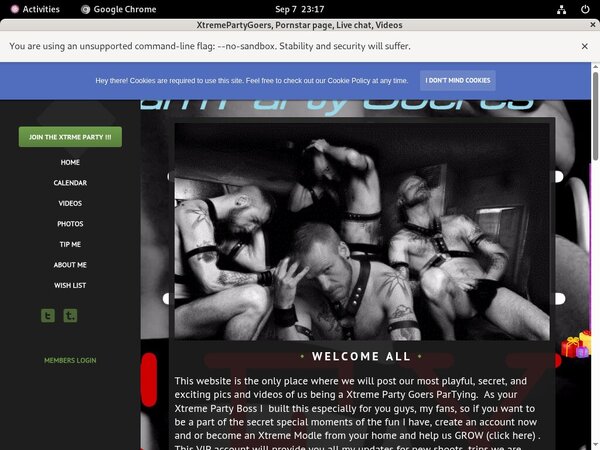 XtremePartyGoers Cc Bill