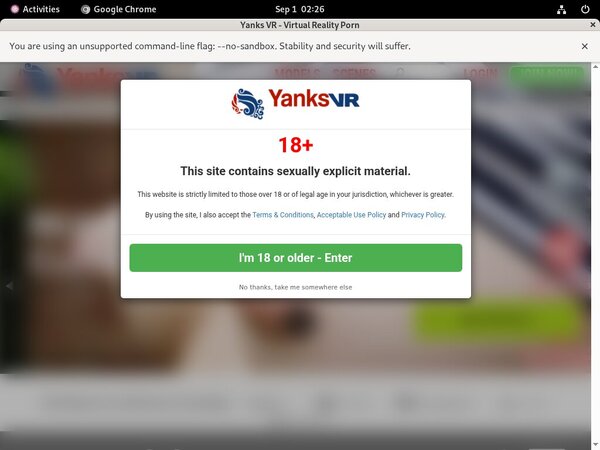 Yanksvr Upcoming