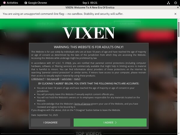 Become Vixen Member