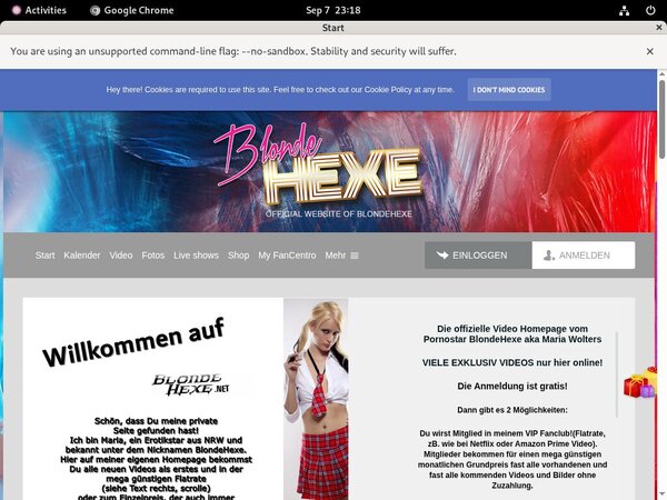 Login BlondeHexe