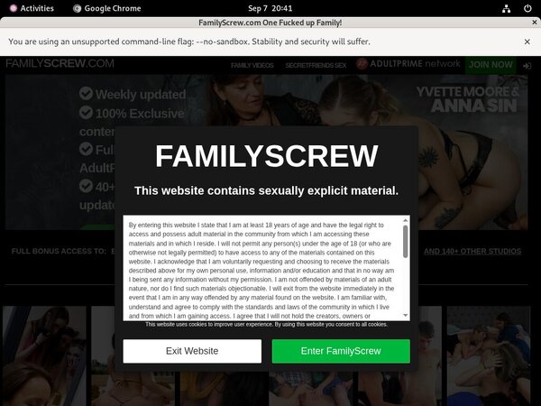 How To Get Family Screw Account