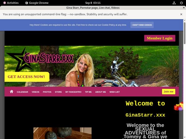 Gina Starr Free Trial Member