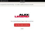 Working Alex Legend Login Working Alex Legend Login